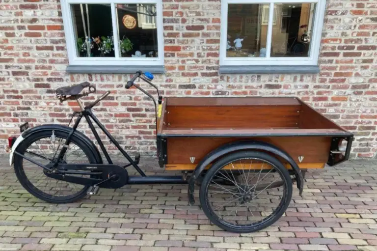 Koffie op locatie | Vintage Gazelle PTT bakfiets | Kuub Coffee Events